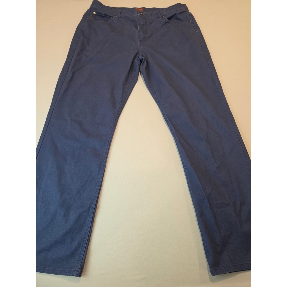 Red Ale by Alesbury Mens Navy Blue Relaxed Fit Stretch Pants 38x32 5Pocket Chino
